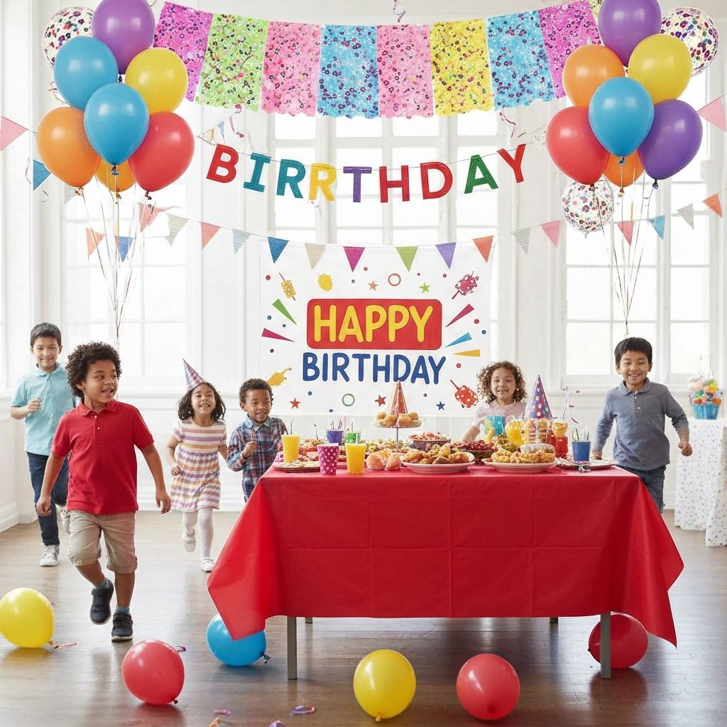 Party supplies and decorations